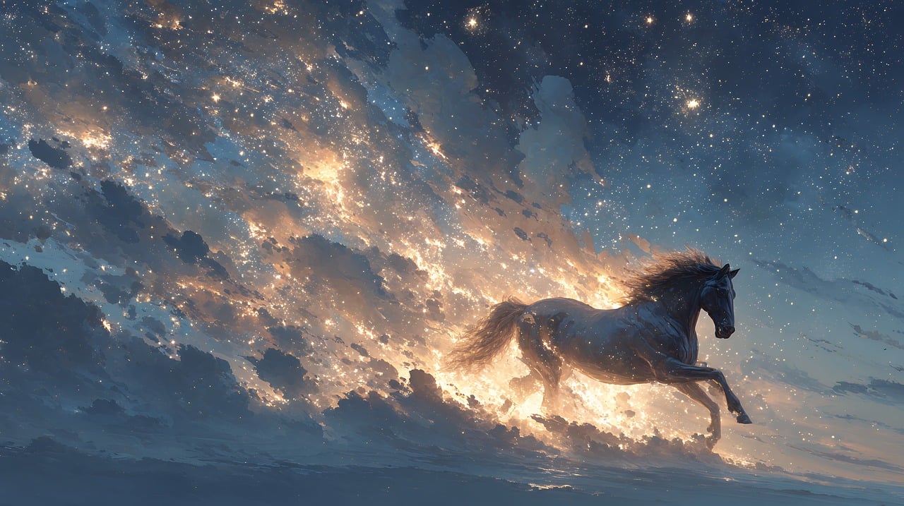 ce cheval à fait le plein d'énergie grâce au rééquilibrage énergétique pour animaux